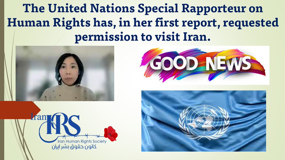 iranhrs_en's tweet photo. The #UN Special Rapporteur on #Human_Rights, Mai Sato, has called for unrestricted access to visit Iran to closely assess the human rights situation. In her initial report to the UN #General_Assembly’s Human Rights, Social, and Cultural Committee on November 1.
@drmaisato #Iran https://t.co/nGQlRsv6vC