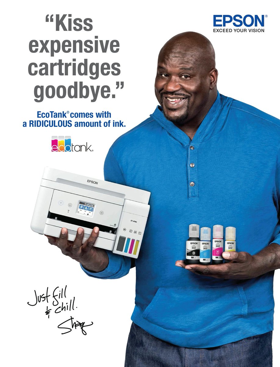 fakeplasticsnow's tweet photo. @minakimes You gotta get a Shaq printer https://t.co/Z9jYK2gNXh