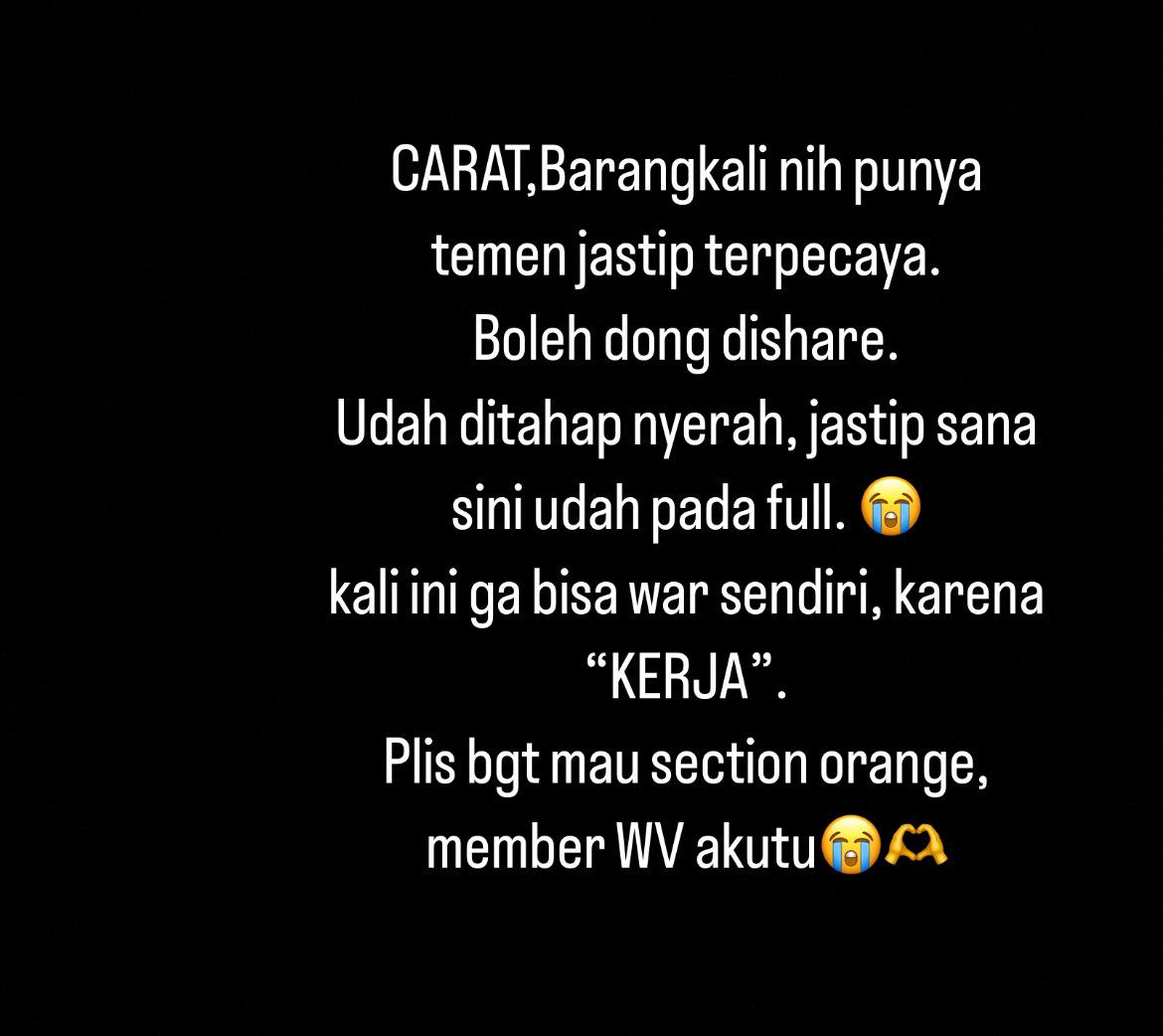 Info jastip tiket SVT Right Here Jakarta🙏🏻