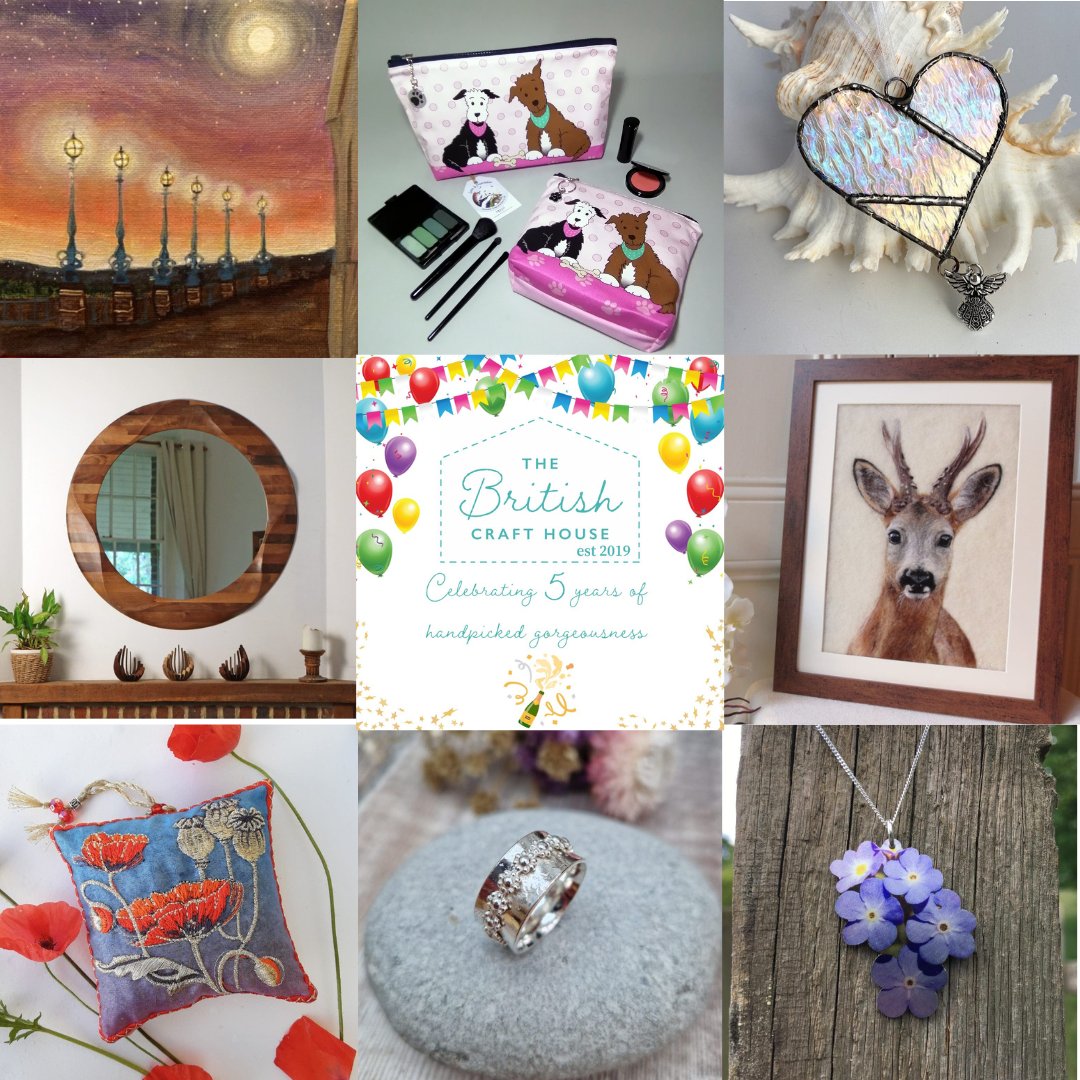 Happy Birthday &amp; Congratulations to The British Craft House - an amazing champion for British creatives. Here's to many more celebrations selling with you ... that has to involve cake for sure! #smallbiz #handmadegifts #art #supportsmallbusiness #smallbusiness #xmasgifts #British