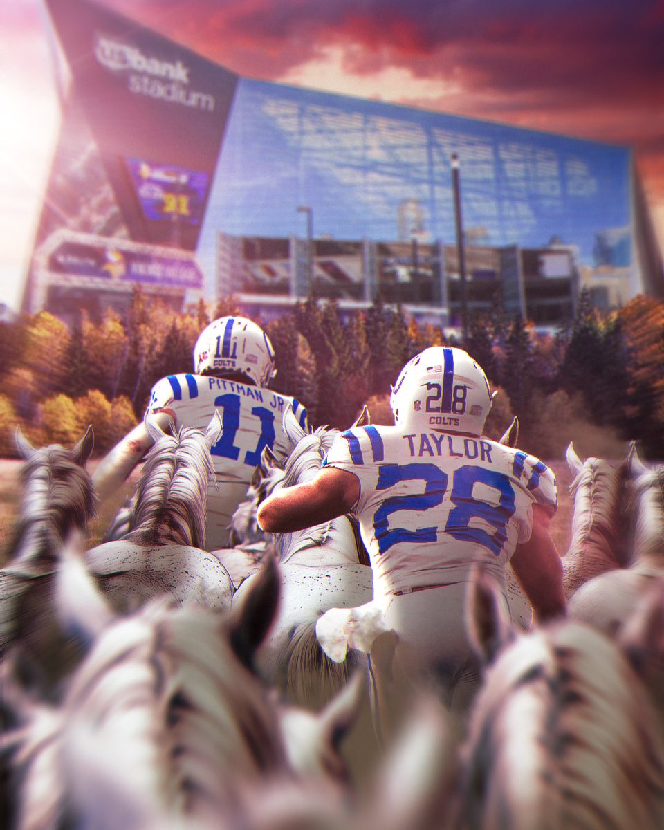 The Indianapolis Colts gallop into Minnesota for a Sunday night matchup. 🐎