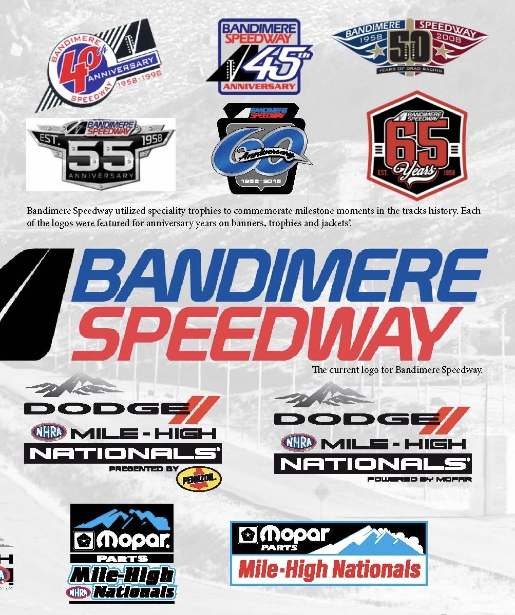 Bandimere's tweet photo. Throughout the years at #bandimere there have been many looks. The @dodge Power Brokers Mile-High Nationals also saw many changes. But while the logos have changed but the partnership has not.
Check out some of the different logos in the Fan Guide.
#fanguide #thundermountain https://t.co/AETIup7RzR