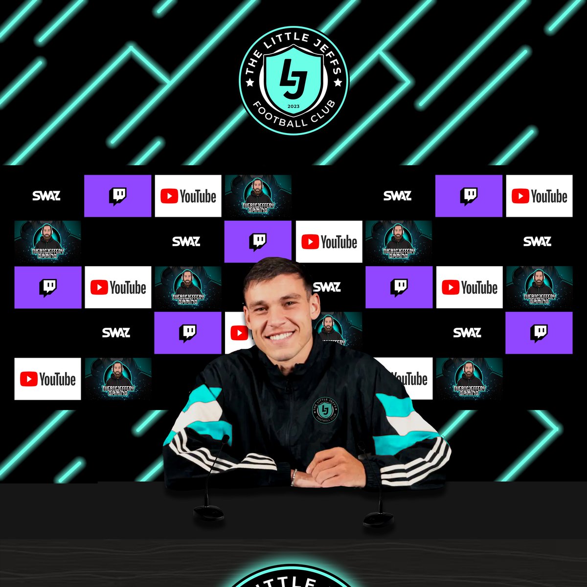 TheLittleJeffs's tweet photo. After recent comments made by his old club @TheRealCfCapone. Demon has come out in this mornings press conference and said this about his ex club and the upcoming season in the @leagueofclubs 

"Laugh all you want, see who's laughing when we beat yas in league" - Demon https://t.co/cZsxVpYSFD