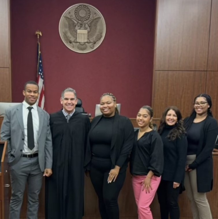 Our Court, through Judges Wolson and Costello, presided over University mock sentencing exercises this week including working with two groups of students from Temple University presenting the Walls hypothetical