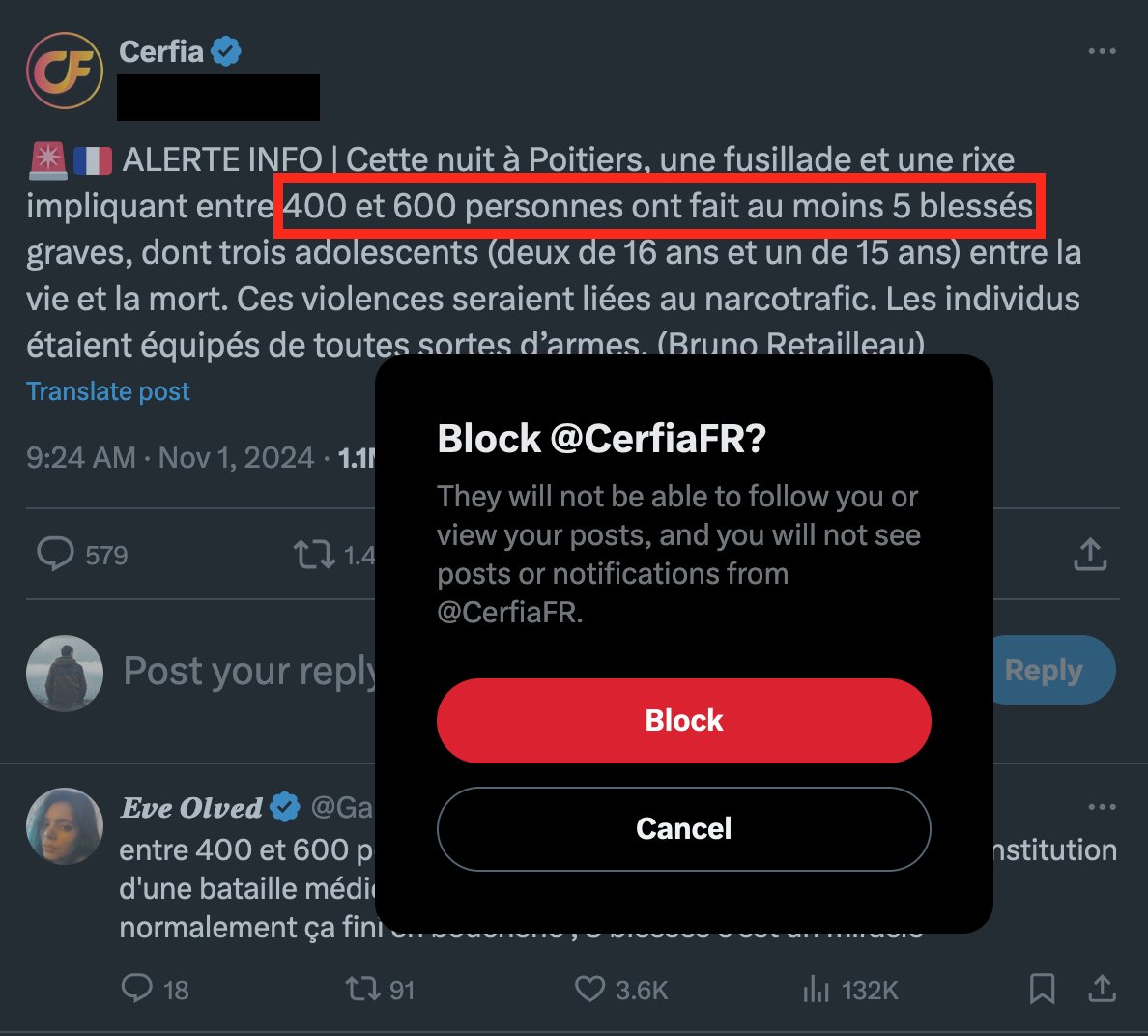 ParreirRicardo's tweet photo. Les gauchos, SVP, arrêtez de partager Cerfia. Ce compte X suit une logique d'extrême droite visant à polariser le débat public, avec des fake news, des amalgames et une manipulation constante de l'information.

S'il vous plaît, bloquez ce compte. Vous financez la haine. https://t.co/aAlYpHcwJh