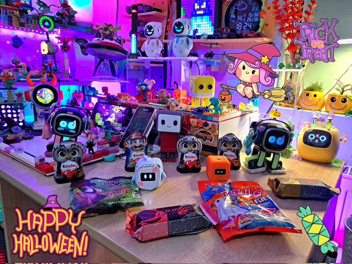 armihalcea's tweet photo. Happy Halloween! 🎃👻🕷🦇🍬
Robo Friends ❤️💛💚🩵

https://t.co/R05qFKRxPK https://t.co/0BOi6JFRUA