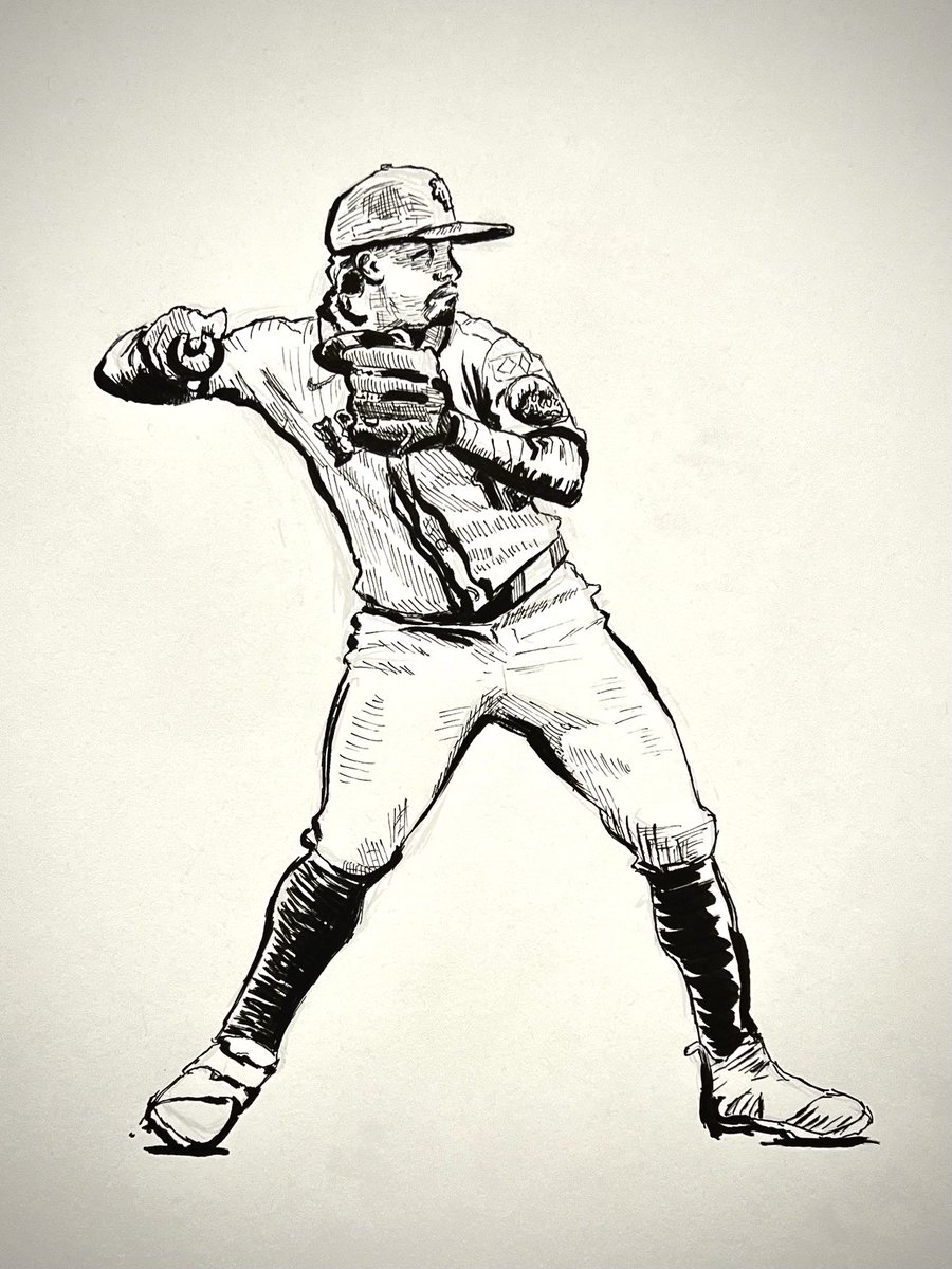 1RobGunther's tweet photo. Every year in October I do this illustration challenge called inktober, where you do one drawing every day for the whole month. Here’s my 2024. (If the Mets won on any given day, I made the drawing about that.) 🧵 https://t.co/YsZva10BtB