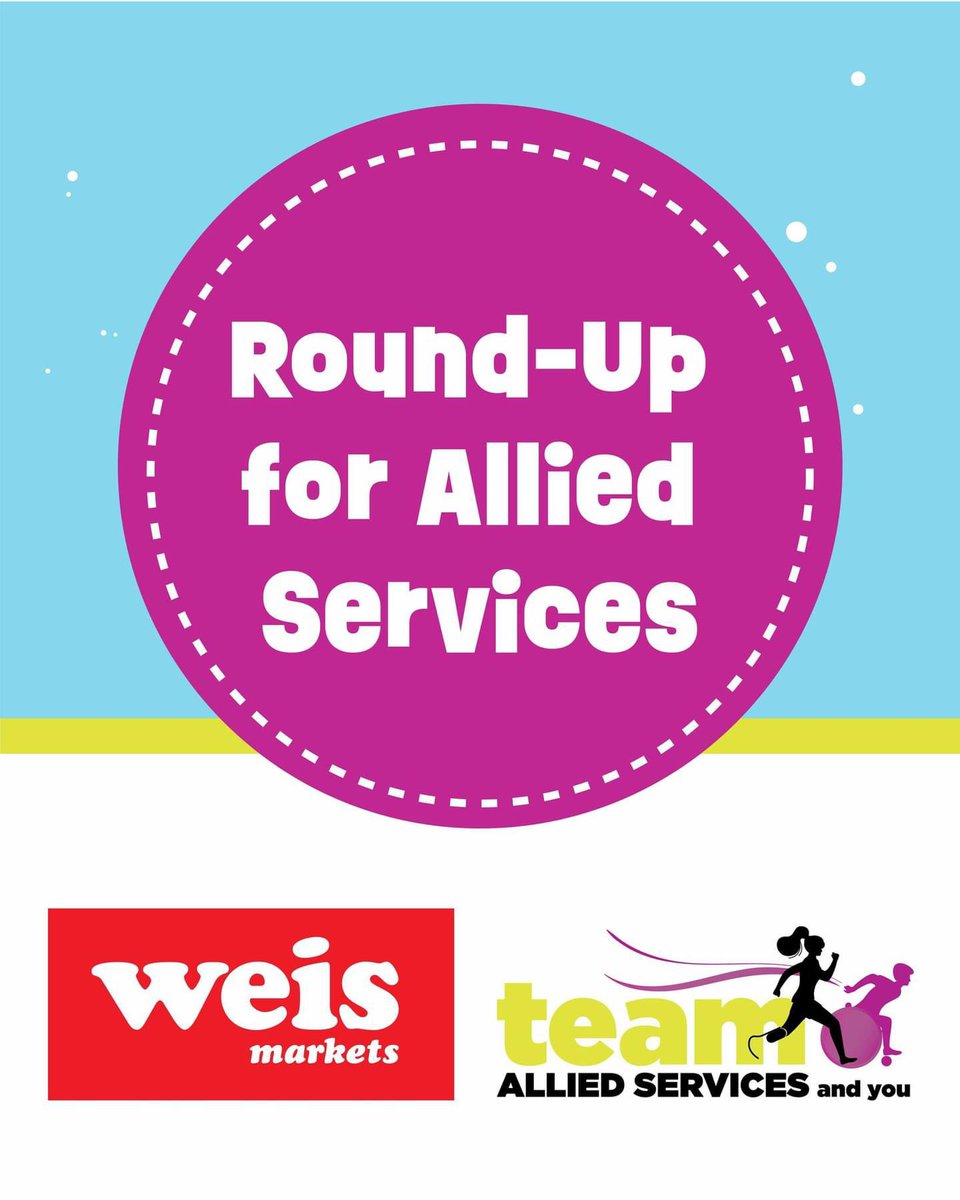 AlliedServices_'s tweet photo. 🌟 It’s officially time to make a difference! Starting today through November 7, you can round up at the register at your local Weis Markets in NEPA to support the pediatric rehab programs at Allied Services. https://t.co/3nA7iXRJDu