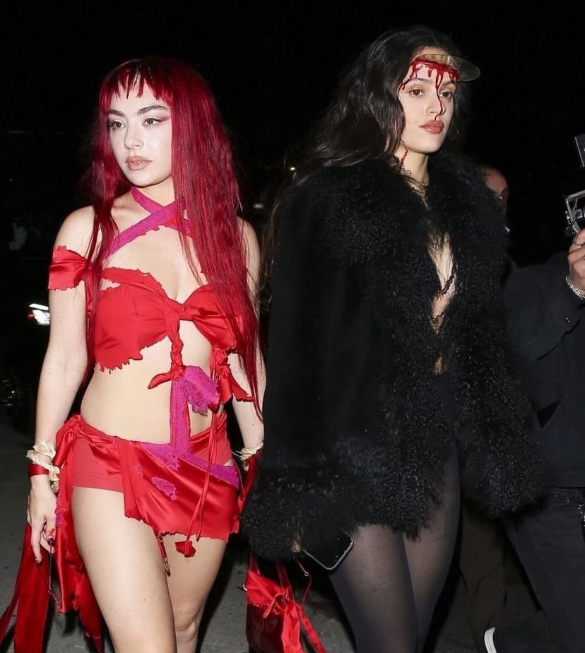 partygirl gods, rosalía and charli.