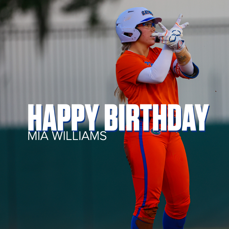 GatorsSB's tweet photo. Happy Birthday to our 1️⃣1️⃣ on 11/1 😏

#GoGators