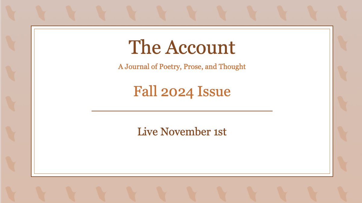 We are excited to announce the that our Fall 2024 issue is live! Link in comments.