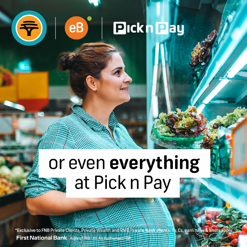 FNBSA's tweet photo. Get rewarded by FNB when you shop at Pick n Pay.
#FNBxPnP