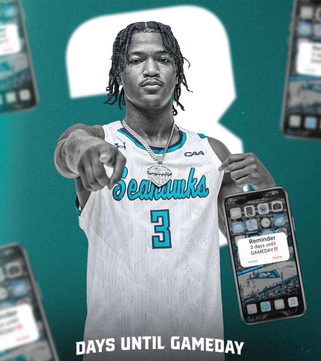 We are <a href="/sean11moore/">Sean Moore</a> days away from gameday‼️⏳

3️⃣