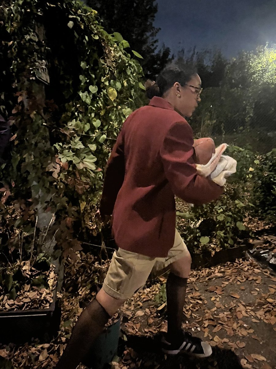 maletsresearch's tweet photo. I hate dc halloween wdym you’re George Santos running away from protesters with a staffers’ baby in his hands https://t.co/se3ojgI9jp