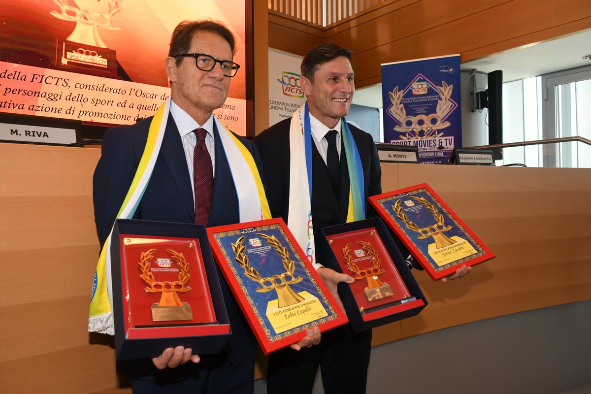 Inter ⭐⭐ (@inter) on Twitter photo Nella giornata di giovedì 31 ottobre, <a href="/javierzanetti/">Javier Zanetti</a> ha ritirato la Guirlande d’Honneur 2024.
L'onorificenza della FICTS, nota come l’“Oscar della TV e del Cinema sportivo”, è riservata a chi si è distinto nell'azione di promozione dei valori sportivi 🤝⚽
👉 Nella giornata di giovedì 31 ottobre, <a href="/javierzanetti/">Javier Zanetti</a> ha ritirato la Guirlande d’Honneur 2024.
L'onorificenza della FICTS, nota come l’“Oscar della TV e del Cinema sportivo”, è riservata a chi si è distinto nell'azione di promozione dei valori sportivi 🤝⚽
👉