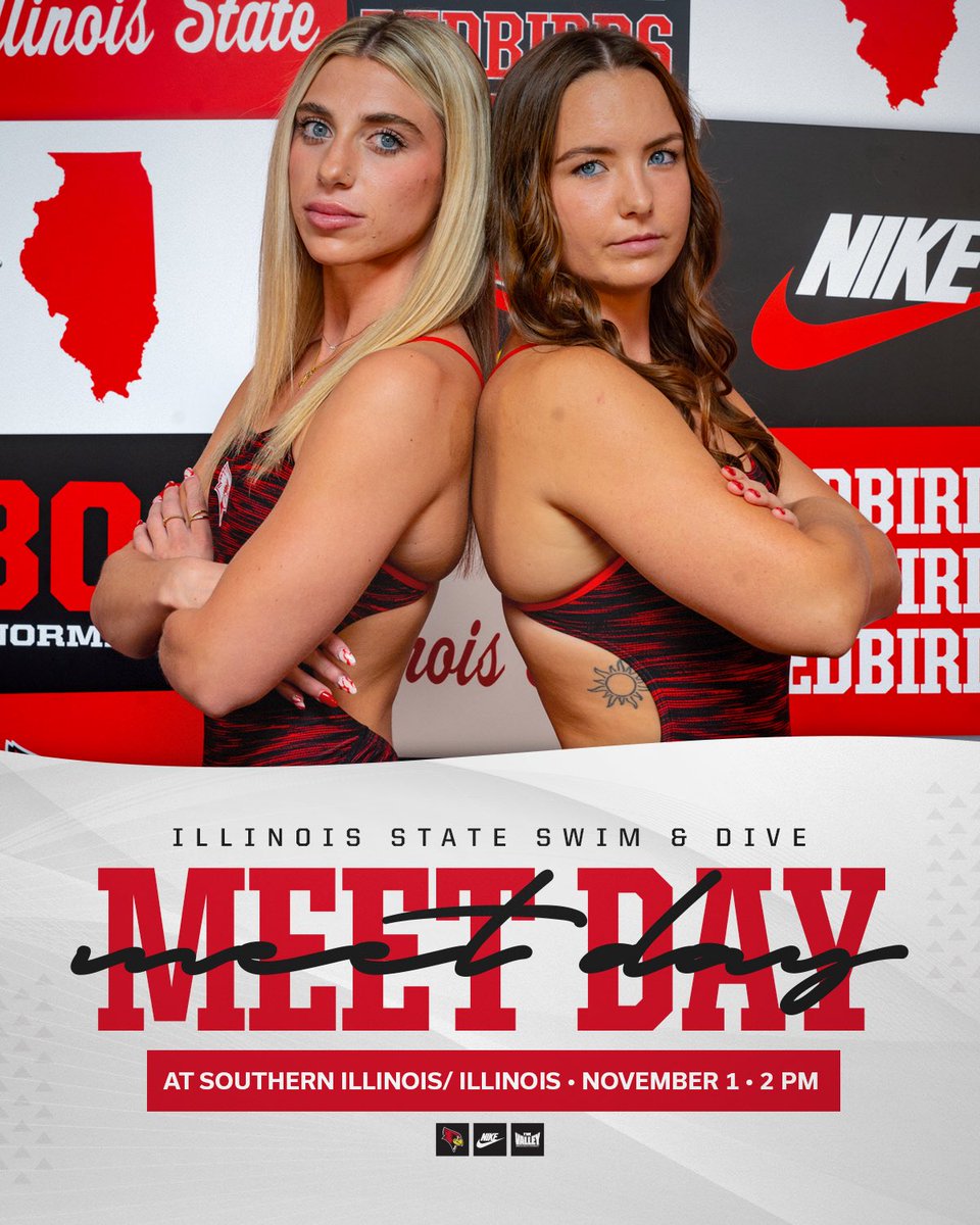 RedbirdSwimDive's tweet photo. Hitting the road to Carbondale to take on SIU and Big Ten Illinois‼️ #RollBirds https://t.co/WxC7GdHA5j