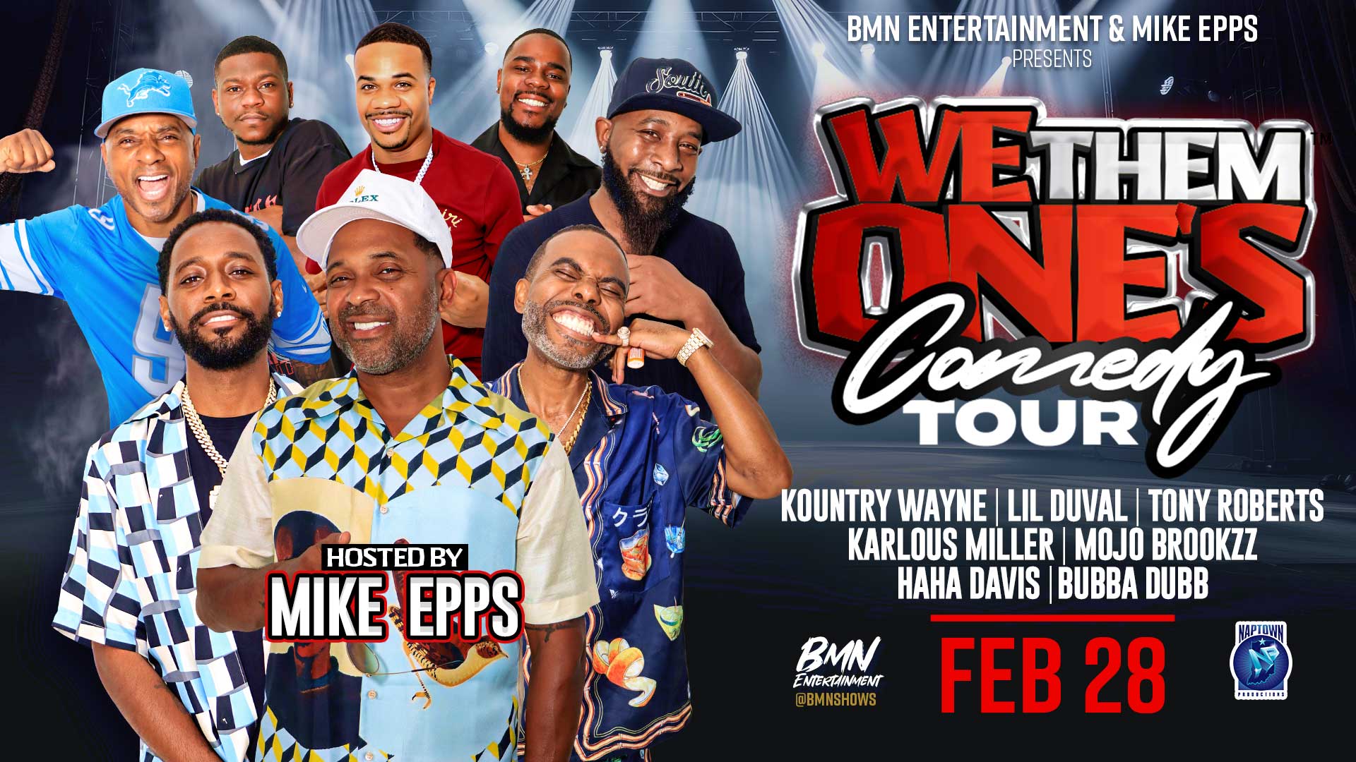 Landers Center on X: ON SALE NOW! Mike Epps brings the We Them Ones Comedy  Tour to Landers Center on Friday, February 28 featuring Kountry Wayne, Lil  Duval, Tony Roberts, and more!