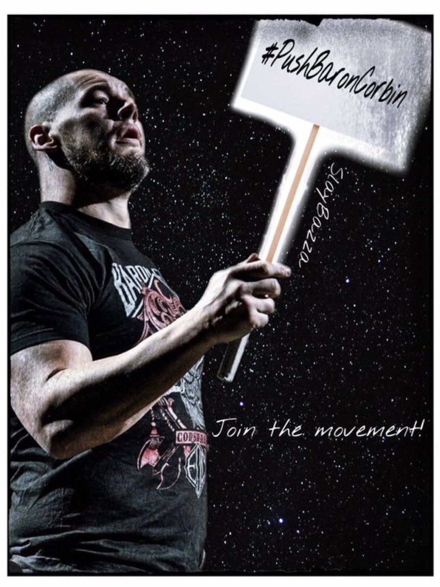 TheEliteSpear's tweet photo. @slaybazza @krissyxkhaos ๐โค๏ธ please @WWE we still here #pushbaroncorbin https://t.co/7gfV9Juaqg