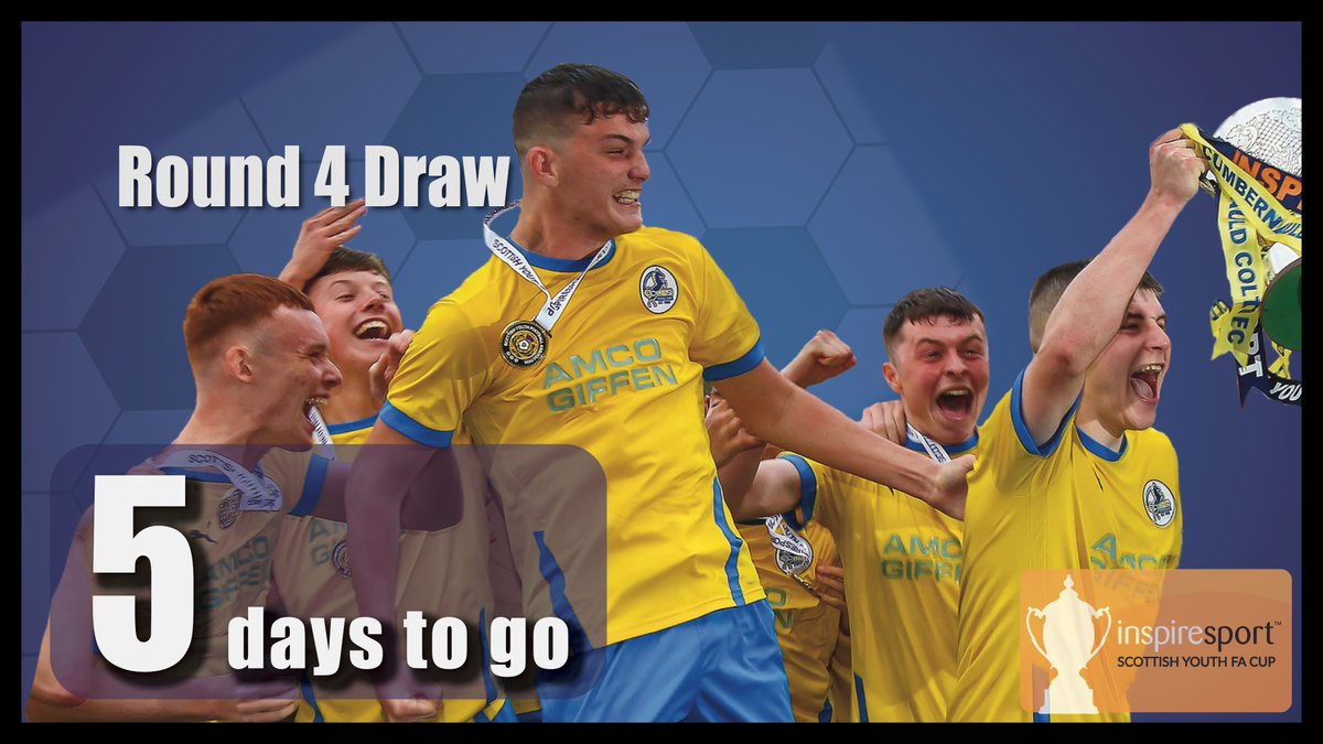 ScottishYouthFA's tweet photo. 📢📢It's time for our LIVE Draws

Round 4 Draws are on Thursday 7th November

We begin with our 13s @ 5pm

All Draws will be national 

‼️Turn on notifications to stay updated for each age group‼️

🏆⚽️

#SYFAinspireCup #inspired @inspiresport https://t.co/fbSfP2y9qs