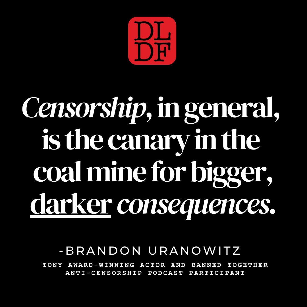 Thank you to all who participated, supported, and advocated with us this #BannedTheatre week. Our mission is to advocate, educate, and provide aid to indigent writers and artists who cannot defend themselves. Follow Along at <a href="/TheDLDF/">DLDF</a>  or consider making a donation today:
