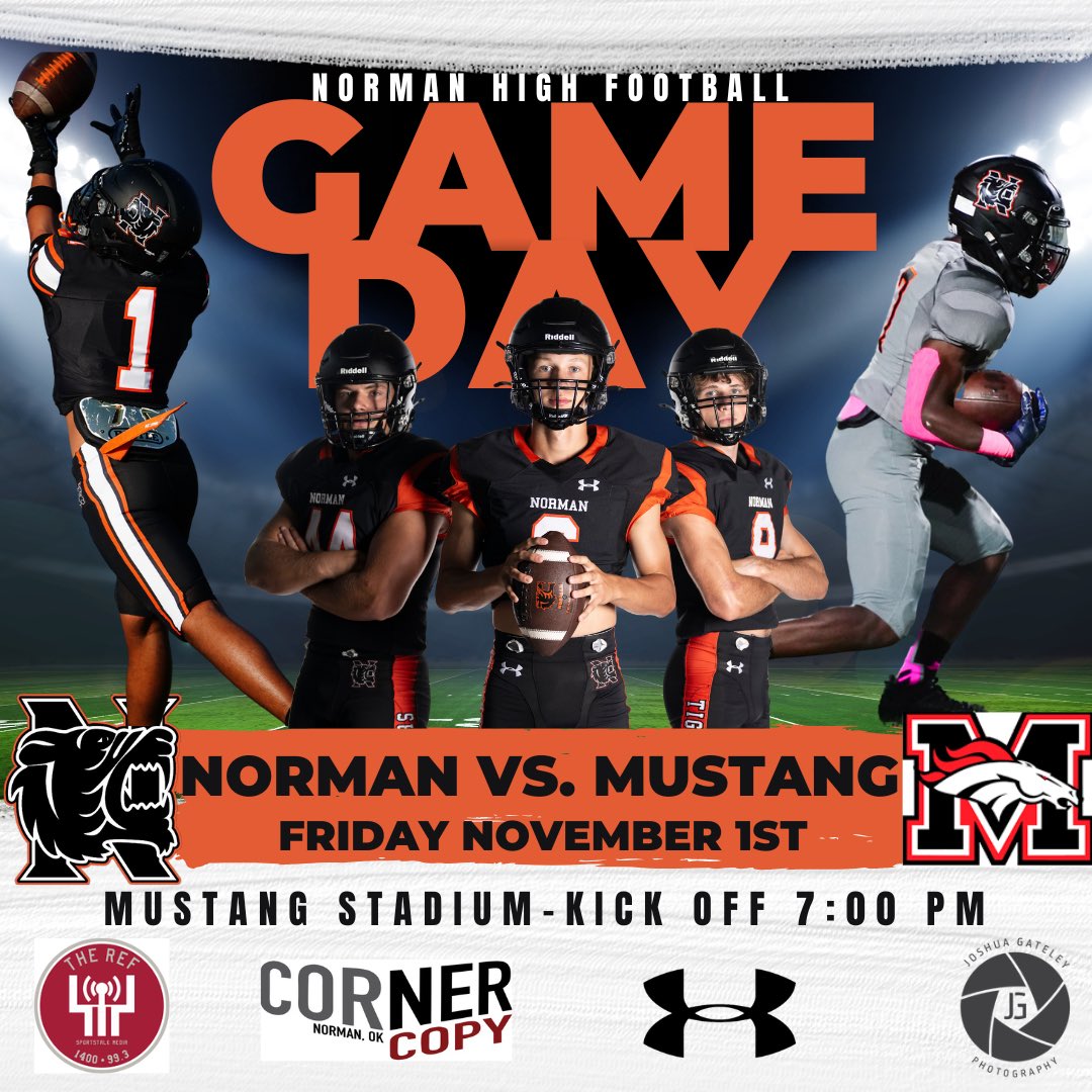 nhstigerfb's tweet photo. Head to Mustang tonight to cheer on the Tigers as we beat the Broncos! https://t.co/TUy5TQtgo4