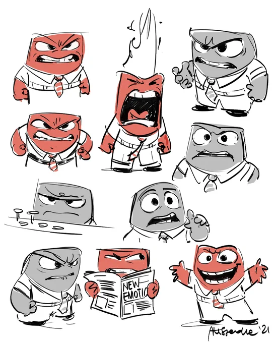 Inside Out 2 Concept by Alessandra Sorrentino-Meet her at IAMC25! You have less than 48 Hours left to get your discounted ticket! --> https://t.co/a6qgjVWOUo 