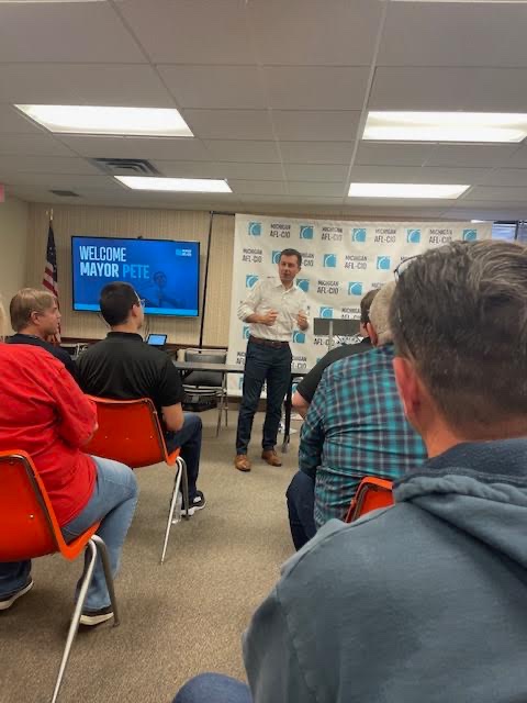 Mayor Pete in Lansing!