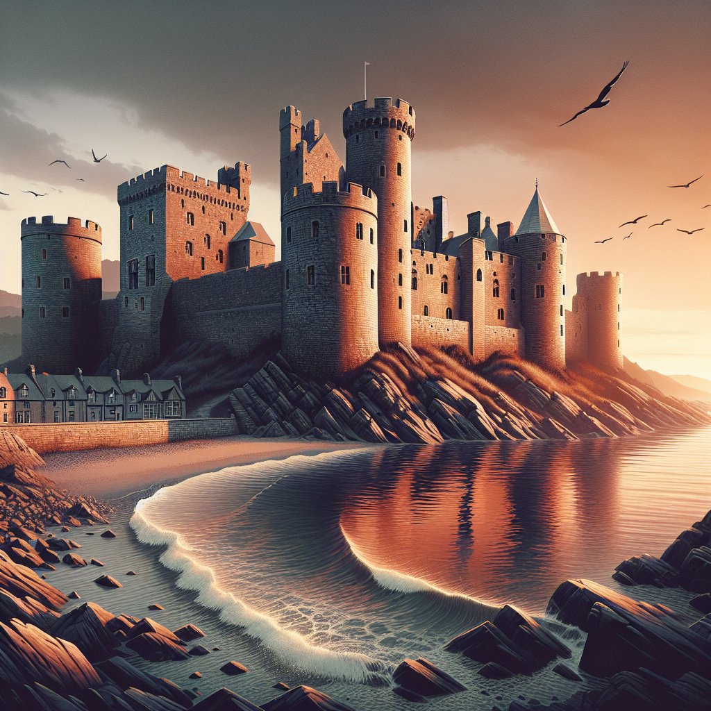 ChateauChron's tweet photo. Step back in time at the majestic Conwy Castle in Wales! A medieval masterpiece perched by the sea, where history whispers from every stone. #ConwyCastle #Wales #History https://t.co/qIZaB0kJKj