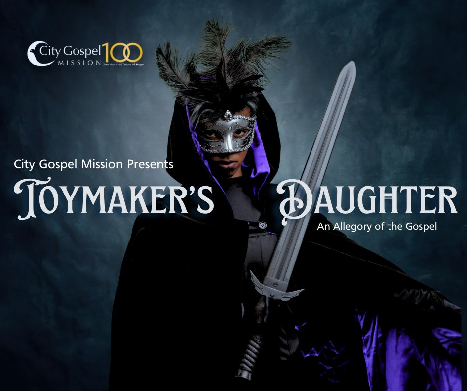 ⚔️🩰 Courage, Love, Redemption 🩰⚔️

Don’t miss Toymaker’s Daughter—an inspiring ballet performed by Princesses Ballet at the Aronoff Center. Secure your seats today! ow.ly/HL7N50TOsiy
📅 Dec 5 | ⏰ 7PM
#ToymakersDaughter #CityGospelMission #100YearsStrong #FaithThroughArt
