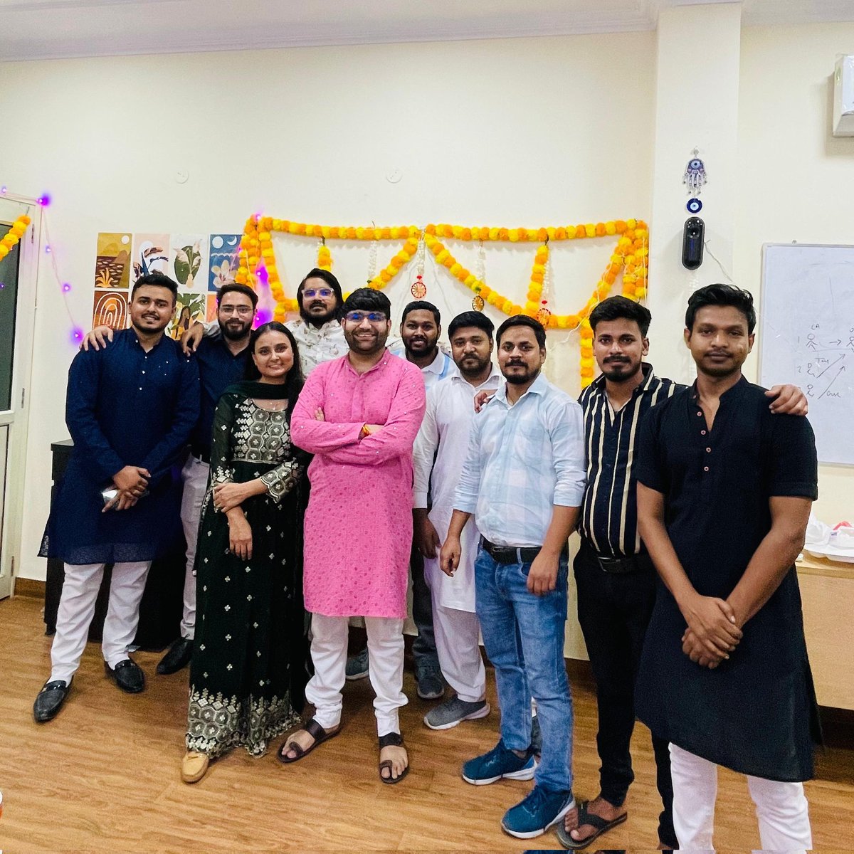 corewavetech's tweet image. Lighting up the office with Diwali vibes, laughter, and a spark of joy! Grateful for an amazing team and the festive spirit that brings us closer.
Happy Diwali from our work family to yours!