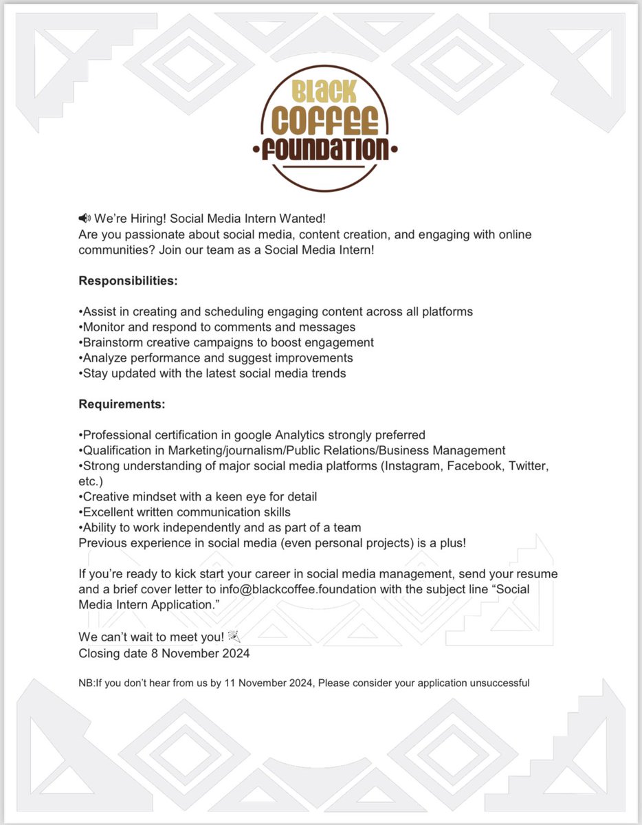 We are Hiring....
