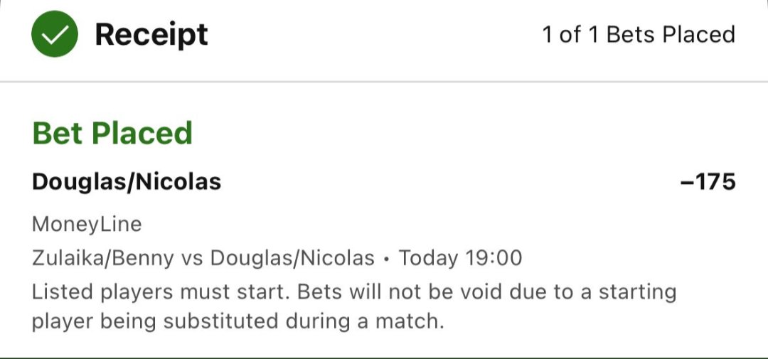 JakeWinsBets's tweet photo. Fridays rock in the @JaiAlaiLeague ! π€
Heavyweight match tonight between two 1 loss duos. Taking the favorite in this one πͺ
Douglas /Nicolas (-175) π
Let me know if you're riding with me! π―
#jaialaileague #sportsbetting #gamble #JakeWinsBets https://t.co/YdaMPhdD5Z