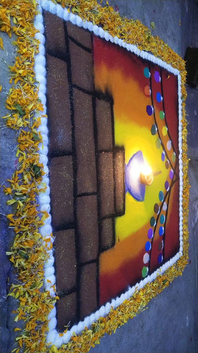 Pyaricetamol5's tweet image. #Rangoli2024 
Made by ofcourse me 😅