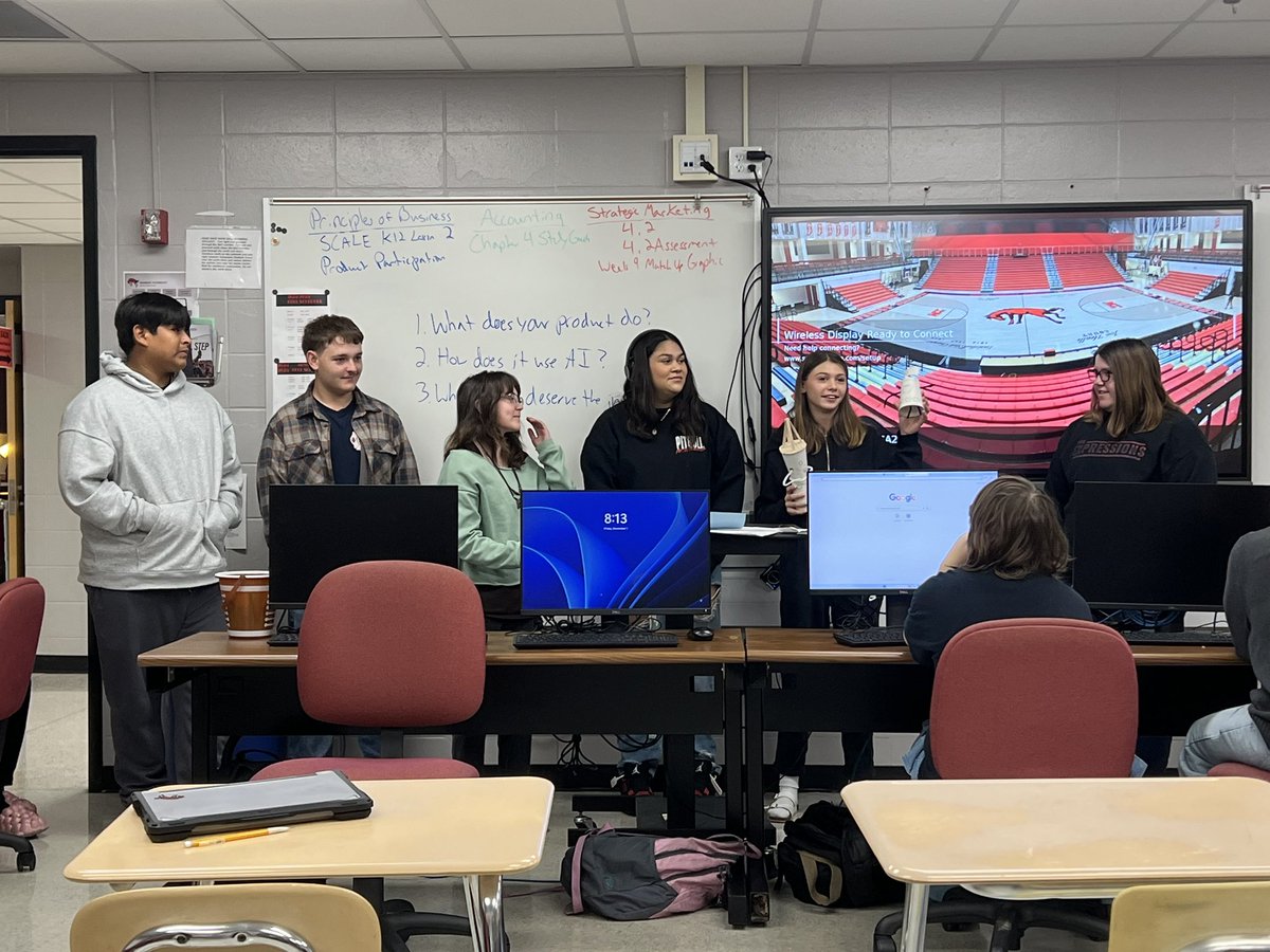 Thanks <a href="/ShaneTurnipseed/">Shane Turnipseed</a> for inviting me to see his SCALE K12 lesson. Students created an AI product and pitched their ideas SharkTank style to their classmates. Great work! <a href="/LSClafayette/">Lafayette Schools</a> <a href="/jeff_principal/">Mark Preston</a>
