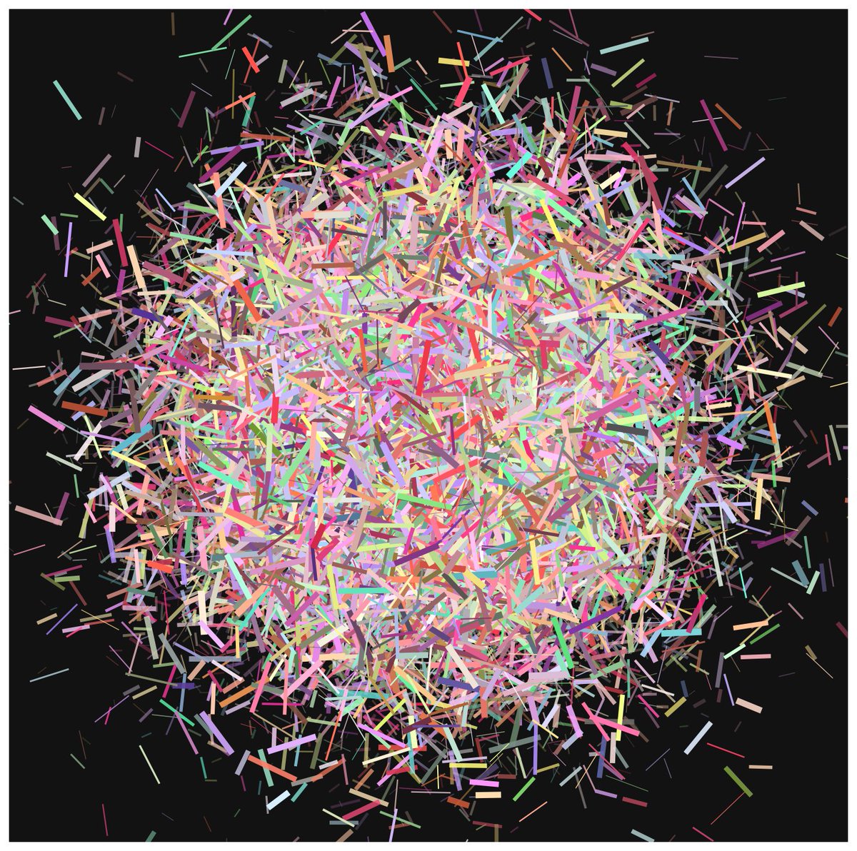 MALAYBANERJEE9's tweet photo. @rarible Abstract Generative art Created by Python Code. Colour tones change everytime code execute.
#digialartist #generativear https://t.co/OFfFnEuNac