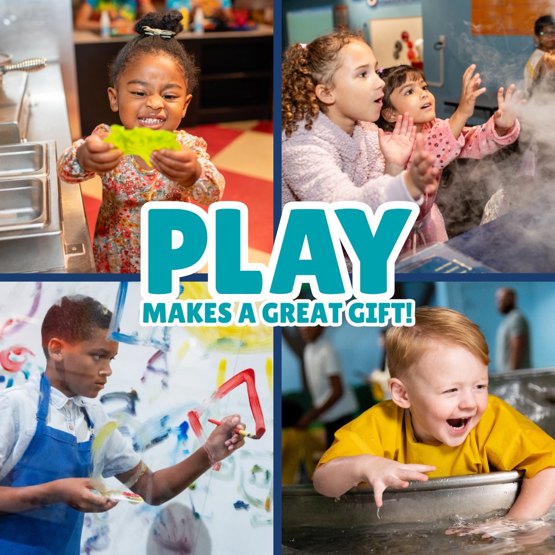 Make this holiday season unforgettable by giving the gift of play to a special family in your life! 🎁✨ ⁠
⁠
Unlock a year of hands-on learning and memorable family moments with a membership. 🤩⁠
⁠
Purchase a gift membership today! bit.ly/GiftMembership…