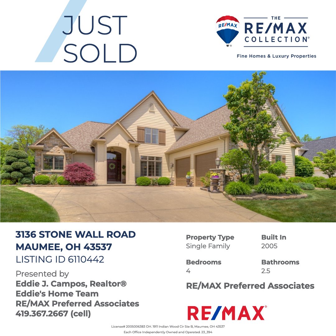 EddieJCampos's tweet photo. This gorgeous home in Greycliffe at The Quarry just sold! But there are more out there waiting for you! Call or DM to find the perfect home for YOU!
#eddieshometeam #greycliffeatthequarry #luxuryhome #remaxcollection https://t.co/plQtnKVXeI