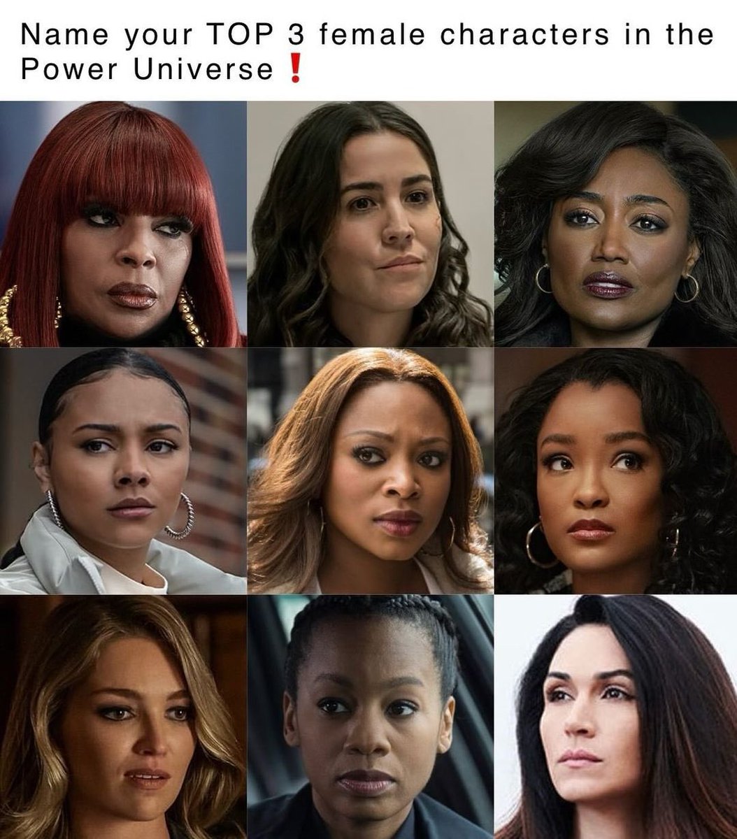 PowerTVFans's tweet image. Who’s your top 3? #repost from itsdianatejada on Instagram #PowerTV #PowerGhost #RaisingKanan #PowerForce