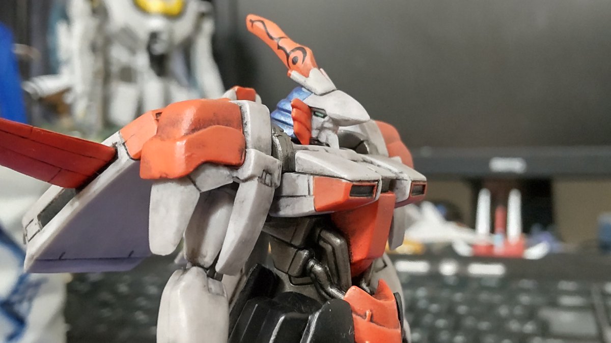 STGヒストリカの武者アレスタに、汚し兼スミ入れを施しました。 もう 