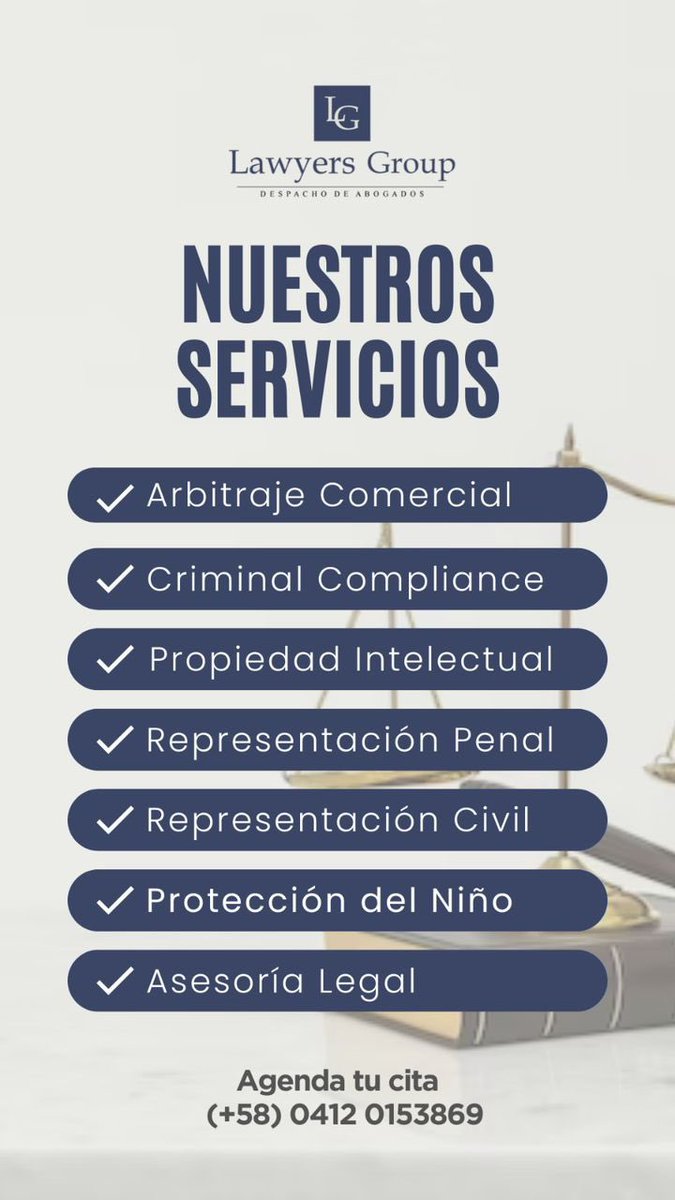 Lawyers Group, Despacho de Abogados (@lawyersgroupve) on Twitter photo 