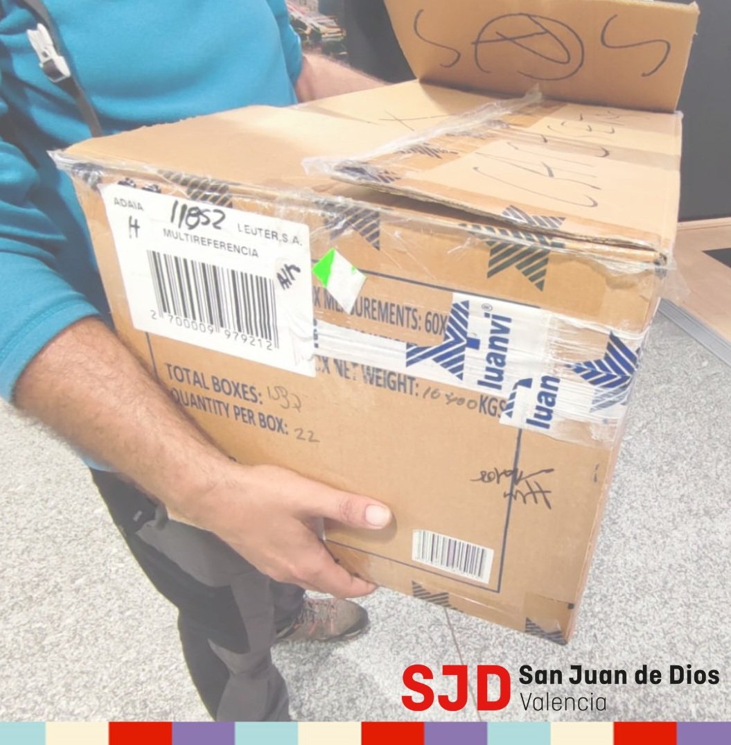 En moments com aquest és quan la #solidaritat és més necessària que mai. #SJDValència necessita tot el nostre suport per pal·liar els efectes devastadors de la #Dana2024 i donar resposta a l'emergència.

👉 Fes un donatiu al compte corrent! 
PROVINCIA SAN JUAN DE DIOS ESPAÑA
ES46