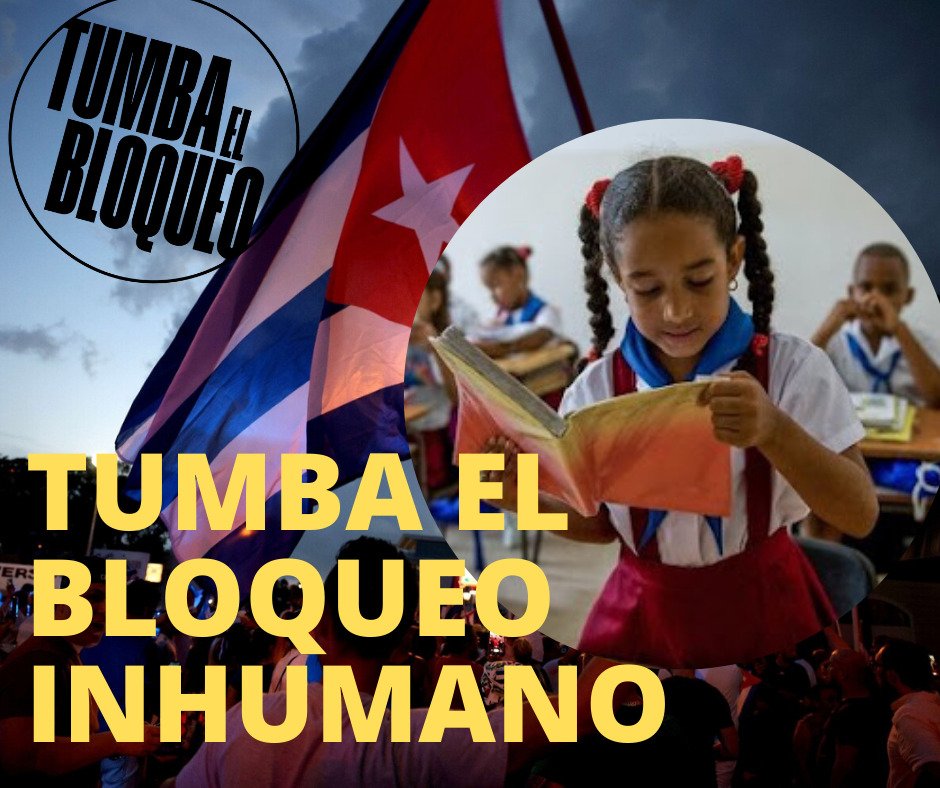 El pequeño David volvió a vencer al gigante Goliath. La pequeña #Cuba ha vuelto a derrotar al imperio vecino que, seguramente, ignorará con prepotencia la demanda mundial, pero la dignidad de este pueblo y la solidaridad universal han vuelto a derrotarlo.

#TumbaElBloqueo