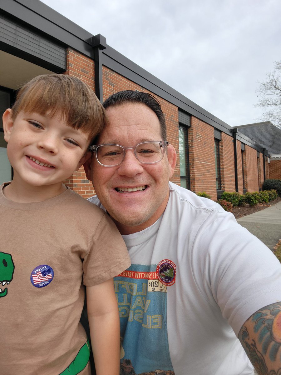 Walked little man through the democratic process this morning &amp; voted. "The will of the people has been heard &amp; the will of the people has been heeded. We have learned again that democracy is precious. Democracy is fragile. And at this hour, my friends, democracy has prevailed."