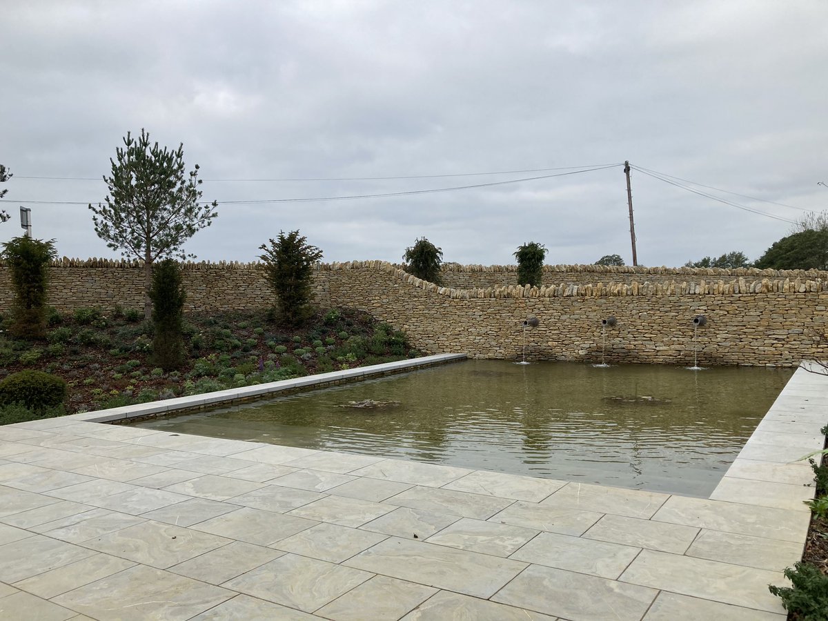 Official opening ceremony at The Creamery by @thenewtinsomerset today. Such a pleasure to be invited and to showcase our work. #water features #irrigation #renovation