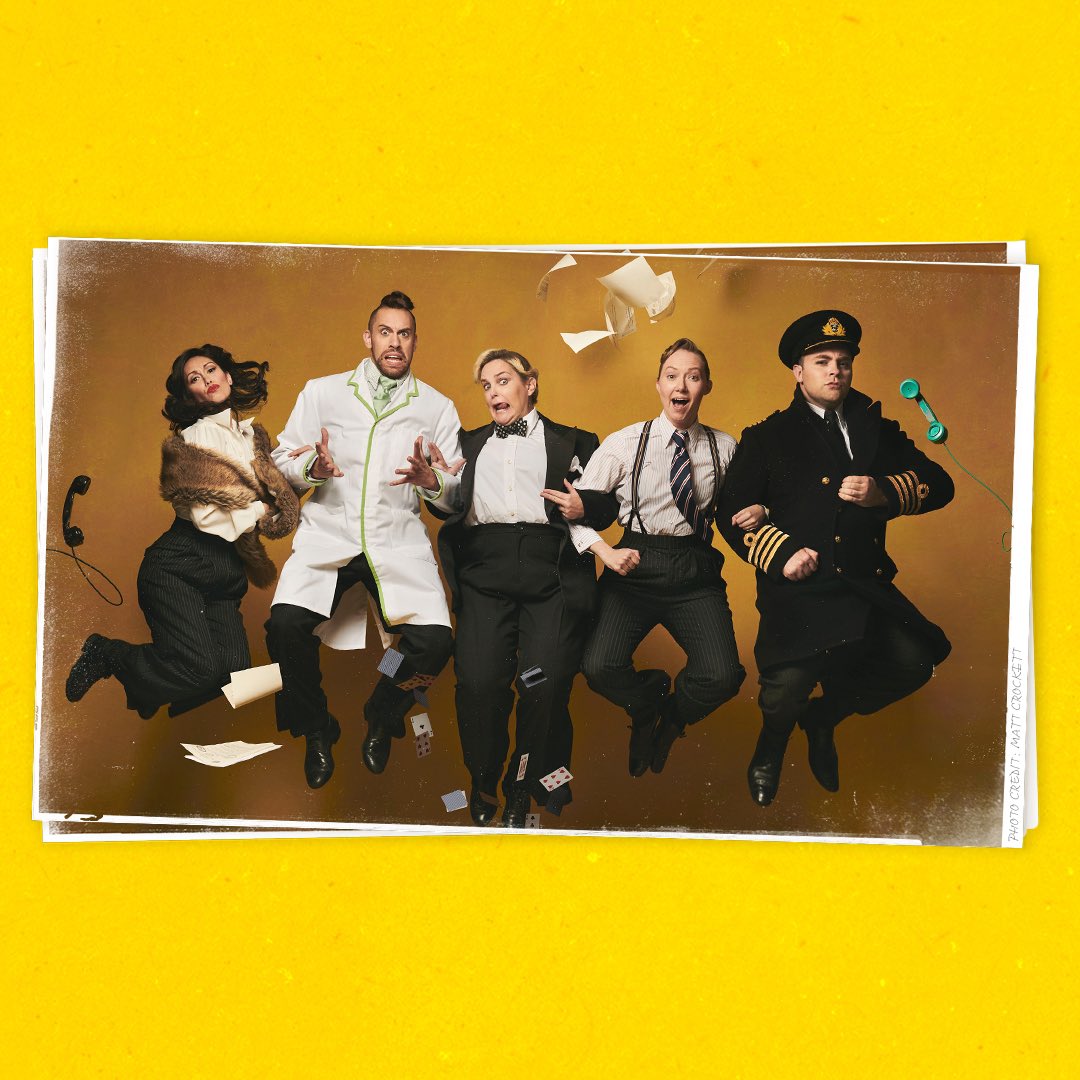 It had to be them! Attention recruits old and new… The Olivier award-winning original London cast are headed to Broadway!🎉 

To see Tash, David, Zoë, Claire-Marie and Jak under the glitzy lights of Broadway, sign up for our Pre-Sale at the link in bio. You have your orders🕵️