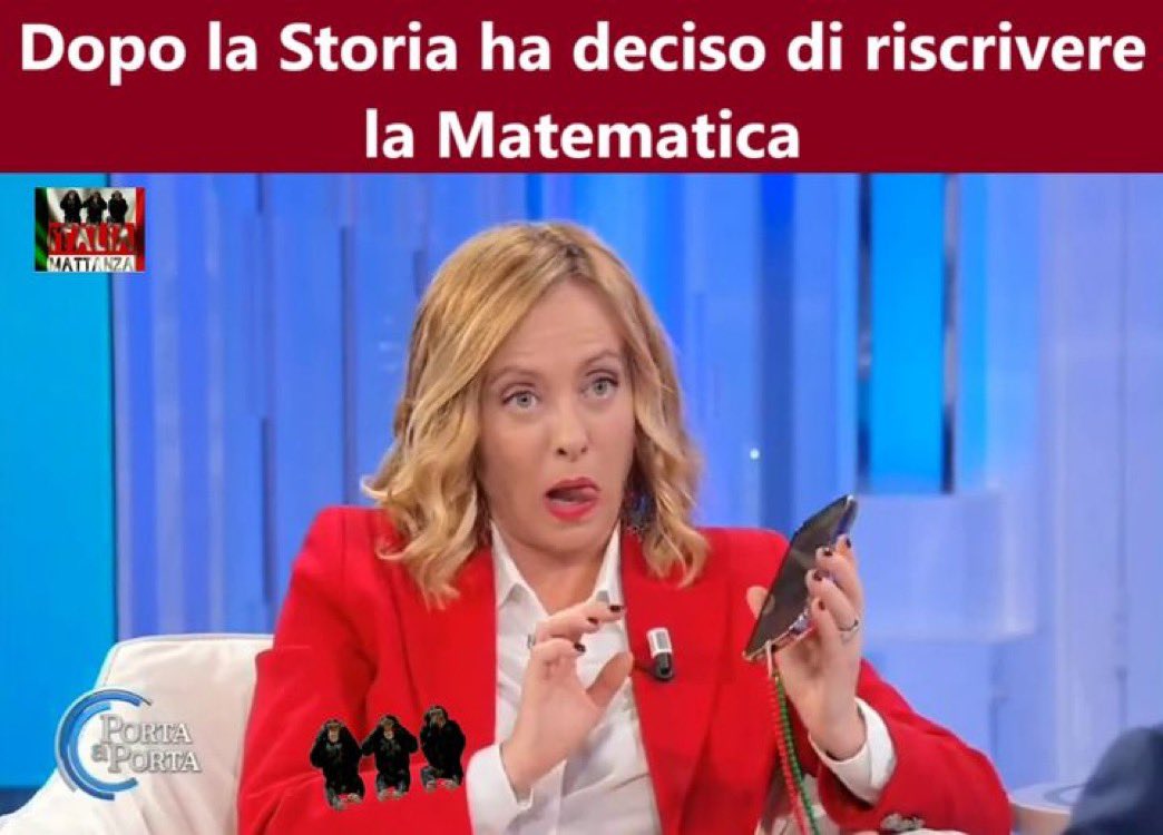 Cavalodiritorno's tweet image. L’Italia è quel paese dove una che non sa usare nemmeno la calcolatrice giura di aver messo i conti dello stato in ordine e i giornalisti (sedicenti) le credono.