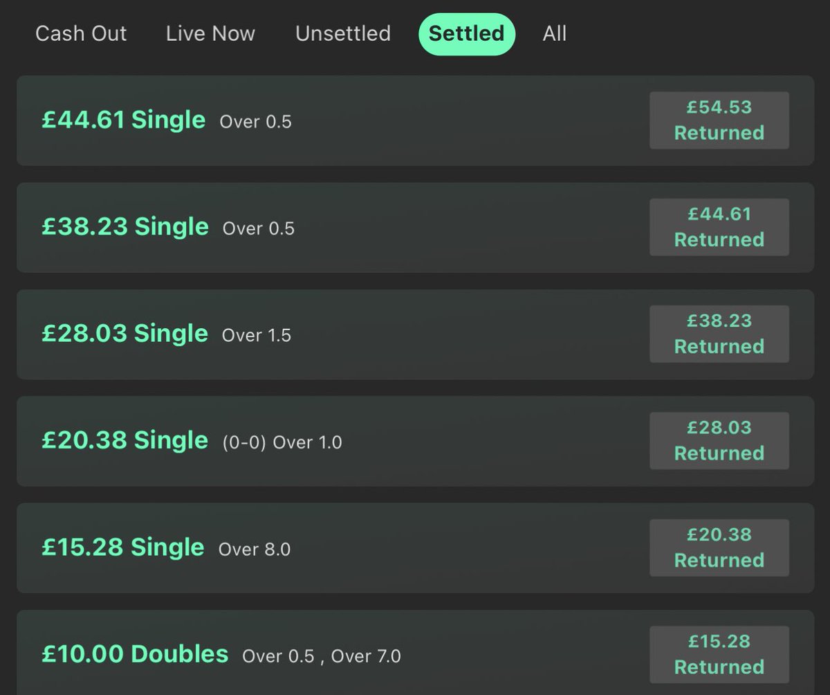 Footy_Tipsters's tweet photo. BOOOM £10-£50 challenge completed within 6 bets 💣💣💣💣 🔥🔥🔥🔥

50 quick reposts ♻️ and I’ll do another £10-£50 bank booster challenge! https://t.co/LdKVkOjVZ4