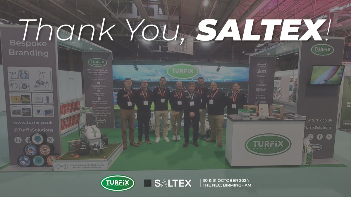 Turfix (@turfixsolutions) on Twitter photo Thank you, SALTEX! 👏
And just like that, it’s a wrap on another fantastic year at the <a href="/SALTEX_show/">SALTEX | Turf Management Show</a>.
From new product launches and new starters, we loved having some brilliant conversations with you all, and we can't wait to take it up another level in 2025!
#SALTEX2024 Thank you, SALTEX! 👏
And just like that, it’s a wrap on another fantastic year at the <a href="/SALTEX_show/">SALTEX | Turf Management Show</a>.
From new product launches and new starters, we loved having some brilliant conversations with you all, and we can't wait to take it up another level in 2025!
#SALTEX2024