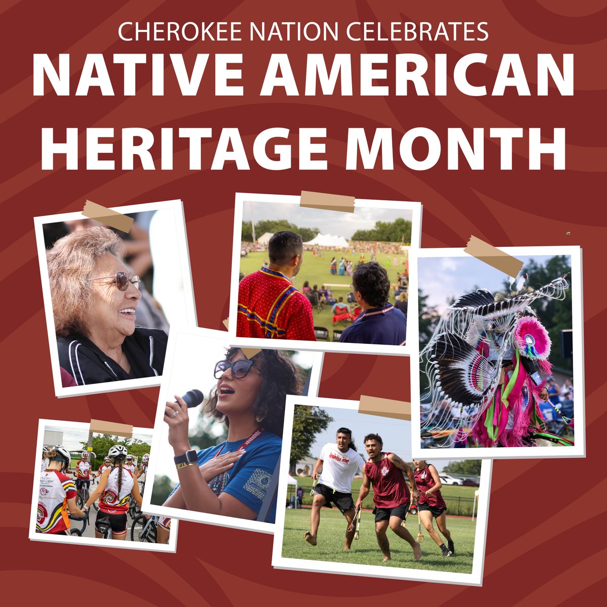 CherokeeNation's tweet image. Happy #NativeAmericanHeritageMonth! ❤️ Join us as we celebrate our rich Cherokee history, culture and language all month long across our social media platforms! 

➡️ Let’s start the month with a question: How do you celebrate being Native?