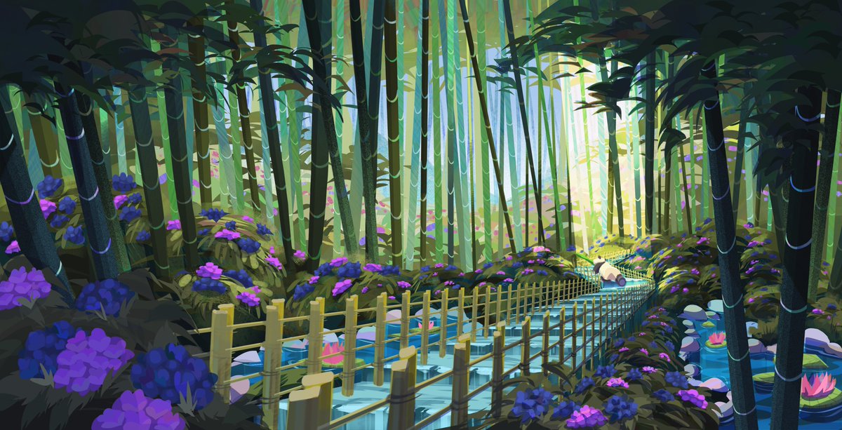 gillianthreeG's tweet image. I'm Gillian and I love designing and painting backgrounds and sets for games and animation ☀️📷 ☀️